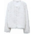 thumbnail image 2 of Amazhiyu Women's Faux Fur Zip Up Jacket Pockets Long Sleeve Winter Coat, 2 of 6