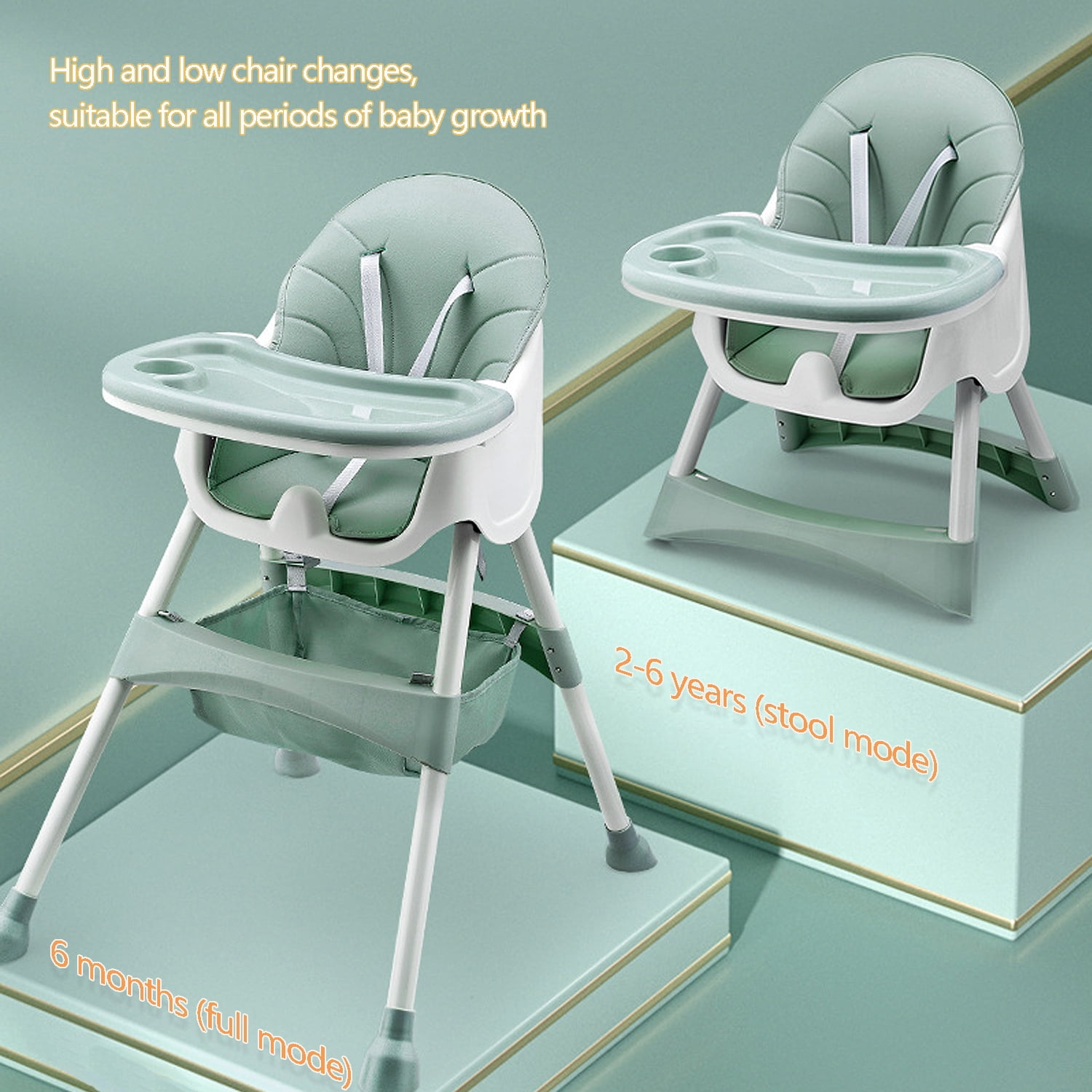 All Purpose High Chair with Padded Seat and Back :: arthritis post