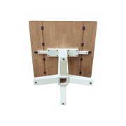 Solid Wood 36 Square Dual Drop Leaf Dining Table - Multi-Color