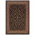 thumbnail image 2 of Couristan Everest Isfahan Rug, Black, 2 of 3