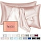 thumbnail image 1 of Fundas de almohada de seda LYSHIN Mulberry, paquete de 2, tamaño king, 50 x 90 cm, 1 of 7