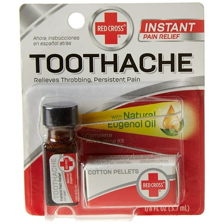 Red Cross Toothache Complete Medication Kit