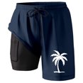 thumbnail image 3 of Kcolen Mens Swim Trunks 9 Inch Gradient Board Shorts Stretchy Upf Swimsuit Men Liner Compression Summer Beach Men Swim Brief, 3 of 4