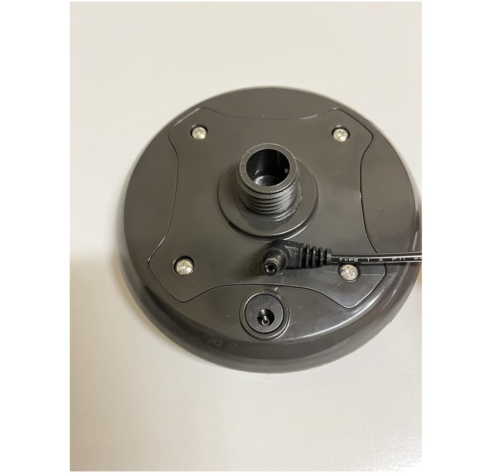 Replacement Solar Panel for Home Depot Hampton Bay Solar Umbrella, with MALE Electric Connector Gray