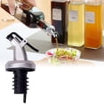 thumbnail image 2 of 4 boquillas para verter aceite de oliva, dispensador de vino, vinagre y aceite con boquilla a prueba de fugas, tapón para botella de aceite, dispensador de vertedor de licor con cepillo de limpieza, h, 2 of 5