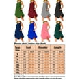thumbnail image 2 of Frontwalk Women Sleeveless Tank Dress Solid Color Pleated Midi T Shirts Dress Pockets Loose Boho Sundress Vest Swimsuit Cover Up Dark S-5XL, 2 of 2