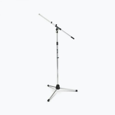 On-Stage MS7701C Tripod Microphone Boom Stand, Chrome