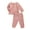 Pink, variant on Toddler Baby Boy Girl Clothes 6M 12M 18M 24M 3Y 4Y 5Y Cotton Linen Long Sleeve Button Pullover Tops Drawstring Pants Set Casua