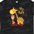 thumbnail image 4 of Inktastic My Aunt Loves Me Giraffe Boys or Girls Toddler T-Shirt, 4 of 5