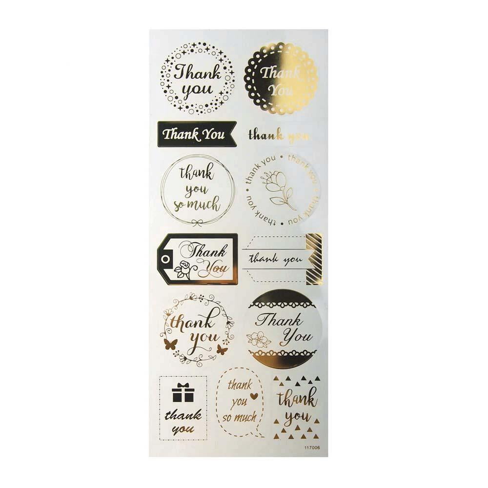 Shopping for affordable 'Thank You' Gold Foil Stickers - 50pcs My Wedding  Store is a great way to save money and look the best.