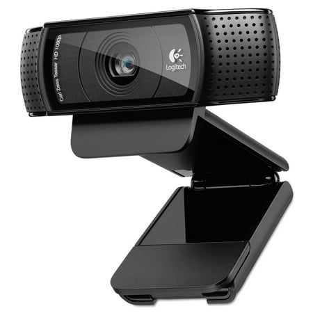 Logitech C920 HD Pro Webcam, 1080p, Black