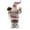 Gray, variant on Leodye 1PCS Santa Claus Doll - Christmas Gift Toy, Home Table Decoration -11.8*6.7IN