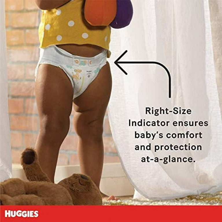 HUGGIES Baby Diapers Size 7 Ct Little Movers, White, 80 Count