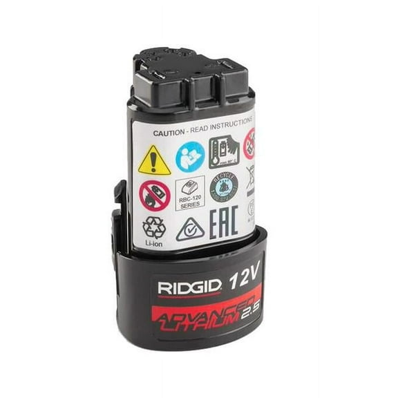 Ridgid 55183 2.5 Ah 12V Lion Advanced Lithium Battery Press Tool