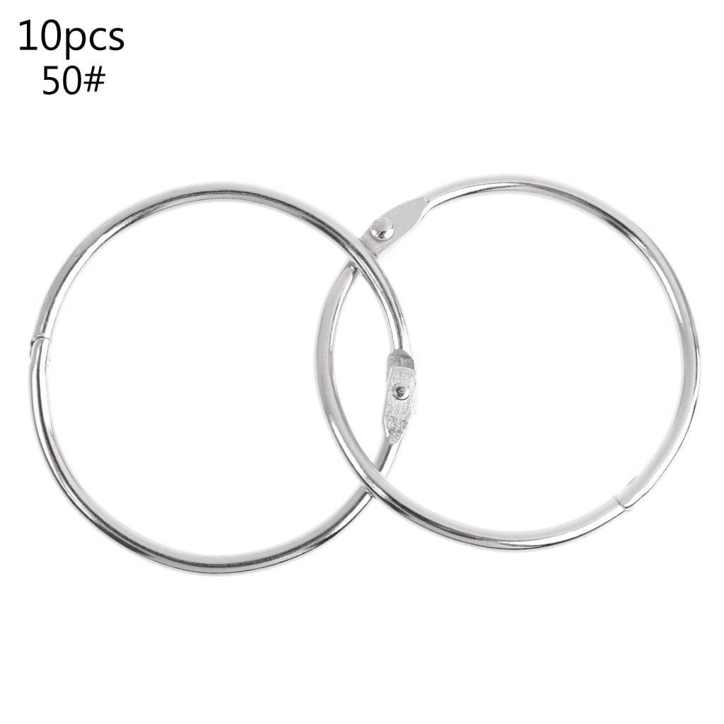 Metal loose leaf book binder hoop ring multifunctional keychain circle DIYPLCA 
