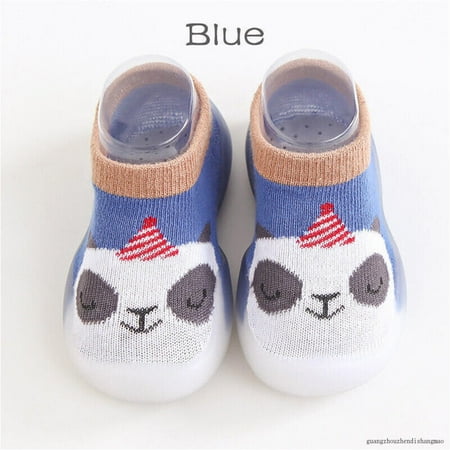 

Kids Baby Girls Boys Toddler Anti-Slip Slippers Socks Cotton Shoes Winter Warm