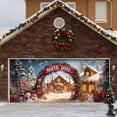 thumbnail image 1 of BotaniNest Large Garage Door Banner Outdoor For Holiday Season Front Porch Yard Festive Party Welcome Sign, 1 of 5