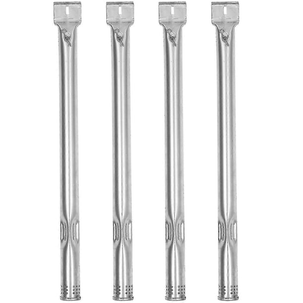 4pcs Stainless Steel Grill Burner Tubes BBQ-Element Tube Replacements Gas Grill Burner Tubes