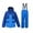 Light Blue, variant on Kid Girls Winter Skisuit 2Pcs Snow Wear Women Ski Jacket and Pants Set Hooded Bib Set Windproof Warm Ski Suit Kids Suit Jacket