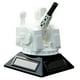 thumbnail image 1 of Estatua de resina impresa en 3D con modelo militar 3D con energía solar para centro de mesa Blanco, 1 of 9