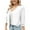 White, variant on Sevevn Women's Lightweight Chiffon Cardigan 3/4 Sleeve Casual Solid Cardigan Sweaters for Women Sales Today Clearance White XL
