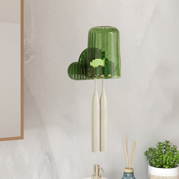 Toothbrush No Hole Bathroom Wash Cup Toothbrush Set Wall Mounted Wall Storage Home Cup Bathroom Wash Cup