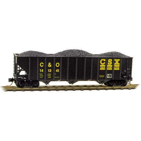 - Micro-Trains MTL N-Scale 100-Ton 3-Bay Hopper CSX Transportation/C&O #141341