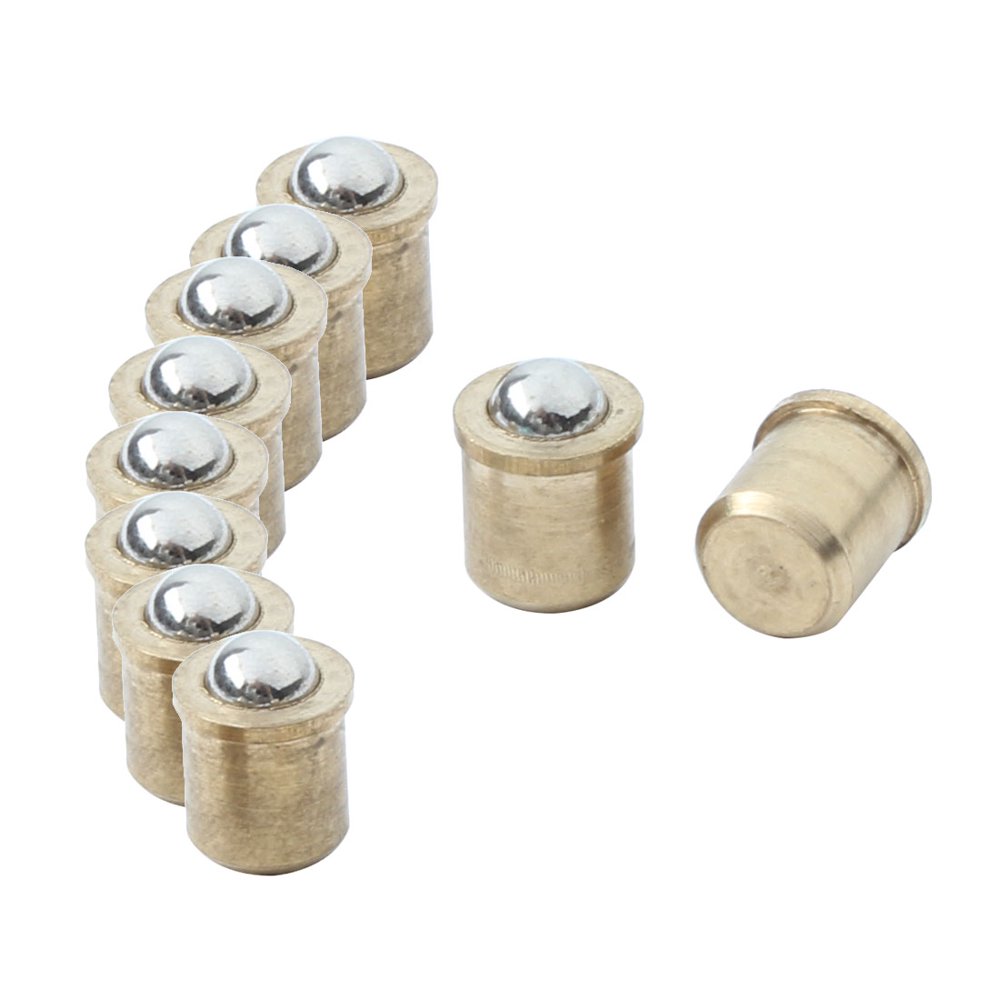 Brass Drawer Cupboard Closet Door Ball Catch 4mm Dia 10pcs