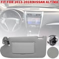 thumbnail image 2 of Gray Driver Side Sun Visor for Nissan Altima 2013-2018, 2 of 6