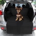 thumbnail image 2 of X AUTOHAUX Coche Perro Cubierta Maletero Trasero Carga Forro Negro Mascota Impermeable Antideslizante, 2 of 8