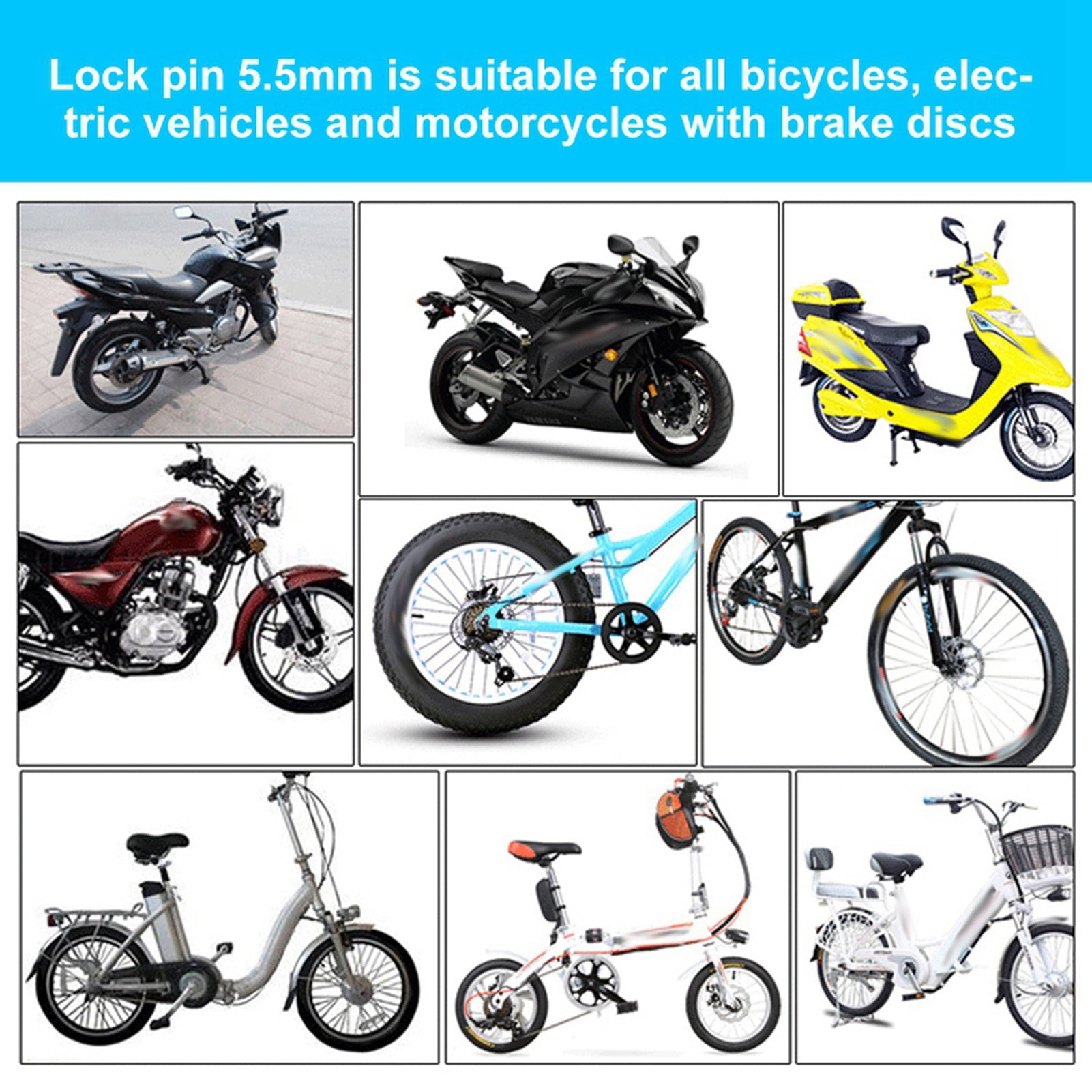 Riousery Y801 Smart Bluetooth Motorcycle and Bicycle Disc Brake Lock, Keyless Anti-Theft App Control [cite: 6]