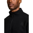 thumbnail image 2 of Reebok Men's and Big Men's Unwind Mock Neck Quarter Zip Sweatshirt, Sizes XS-5XL, 2 of 5