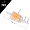 thumbnail image 2 of 16 Piezas Filtros de Combustible en Línea, Filtros de Combustible, Filtro de Combustible de Velocidad de Filtración Universal para Motocicleta 6-8 mm, Scooter, Motocicleta, Generador, Cortacésped,, 2 of 5