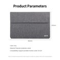 thumbnail image 2 of GMK KM2 Lightweight Grey Portable Monitor Case - Polyester & Velvet Protective Storage Pouch for 14-Inch and Smaller Display Screens, Ultra-Slim 0.39 Inch Thick, 7.35oz Travel-Friendly Cover with, 2 of 7