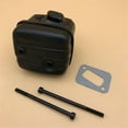 thumbnail image 3 of Exhaust muffler with gasket kit compatible with 340 345 346 346XP 350 351 353 high quality chainsaw accessories, 3 of 5