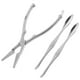 thumbnail image 1 of 3 piezas de herramientas para comer mariscos, pinzas de aleación de zinc para cangrejos, pinzas para cangrejos, suministros para abrir cangrejos., 1 of 8