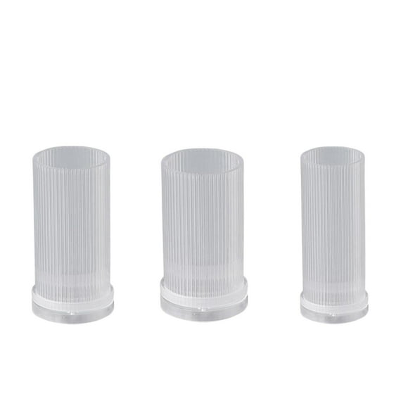 de Acrílicos de 3 Piezas, de de Pilar de Rayas de Poste de de Costilla Cilíndrica Grande Fabricación de s mayimx molde para hacer velas