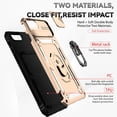 thumbnail image 3 of Estuche GANGXUN para iPhone 7 Plus/8 Plus, soporte giratorio 360°, estilo mecánico y magnético, 3 of 5
