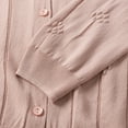 thumbnail image 6 of SHTXOZHI Womens Lightweight Button Down Long Sleeve Cardigan Sweater V Neck Open Front Cardigan, 6 of 7