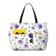 thumbnail image 1 of Easygdp Purple Chicory Bolsa de Viaje de Playa de Gran Capacidad, Bolsa Tote Perfecta para la Playa, Escapadas de Fin de Semana y Viajes, 1 of 7