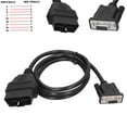 thumbnail image 1 of ANGGREK 16Pin OBD2 To RS232 DB9 Car Diagnostic Interface Adapter Extension Cable Connector,Diagnostic Extension Cable,OBD2 Diagnostic Adapter, 1 of 8