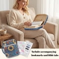 thumbnail image 5 of Garronmavis Sunflower Bible Cover with Handle Bible Cover Carrier Carrying Organizer Bag Multifunctional Bag Portable Bag Fits Standard & Large Size Study Bible Carrier, 5 of 7