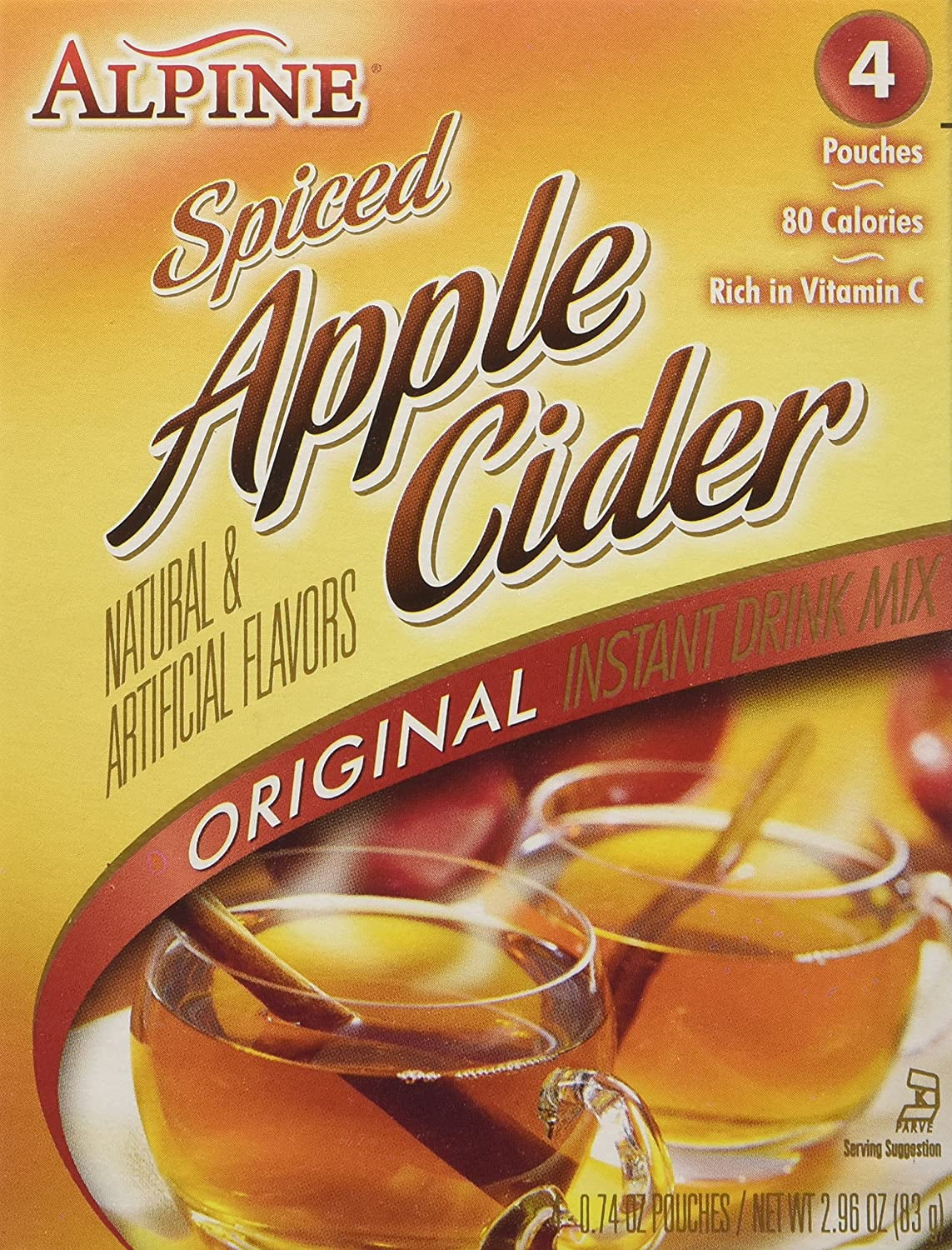 ALPINE Spiced Apple Cider Instant Drink Mix 2Pack (8 pouches)