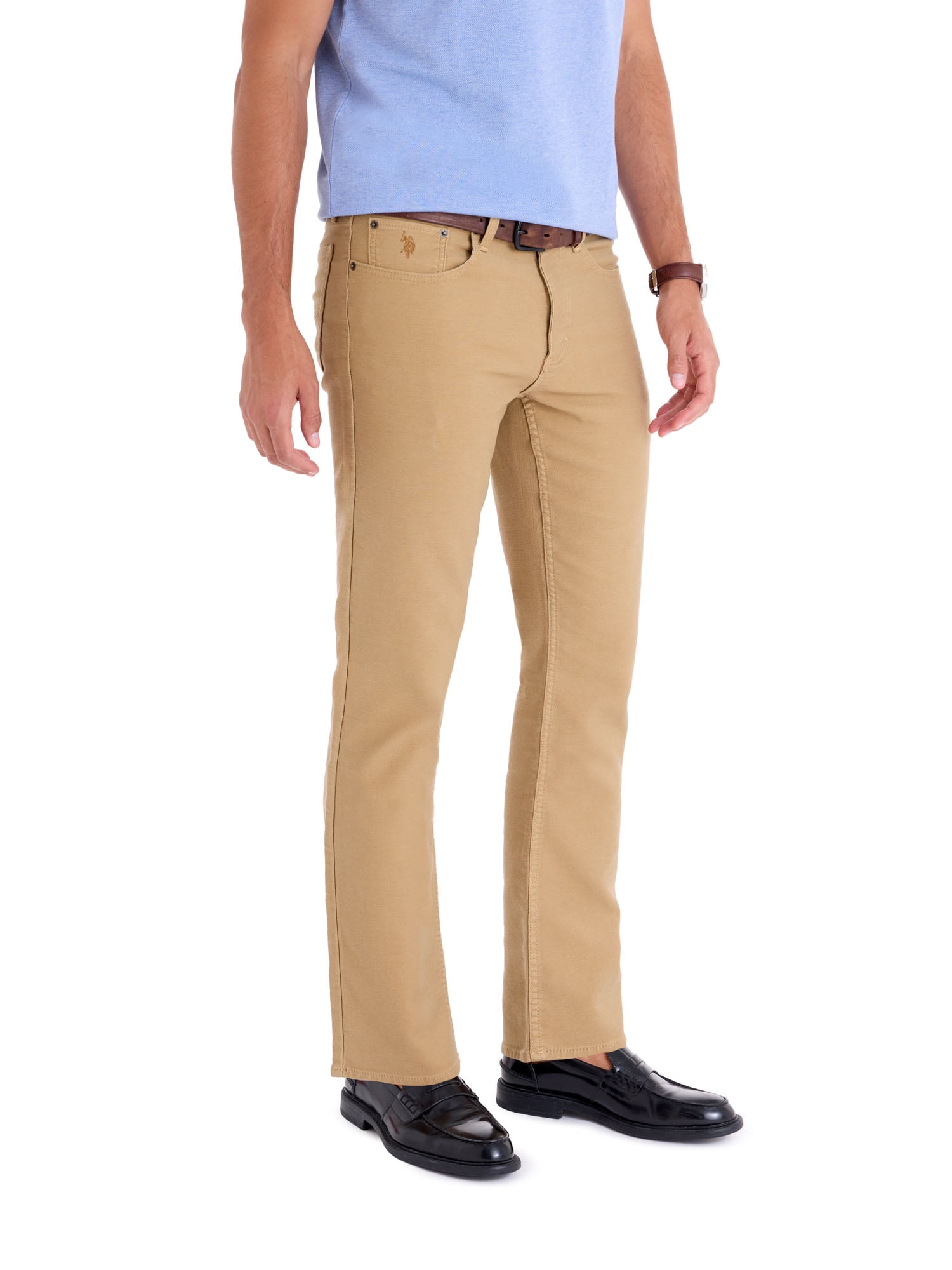 U.S. Polo Assn. Men's Slim Straight Knit 5-Pocket Pants