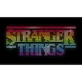 thumbnail image 2 of Netflix Men's Stranger Things Sparkling Rainbow Logo Pull Over Hoodie Black Medium, 2 of 4