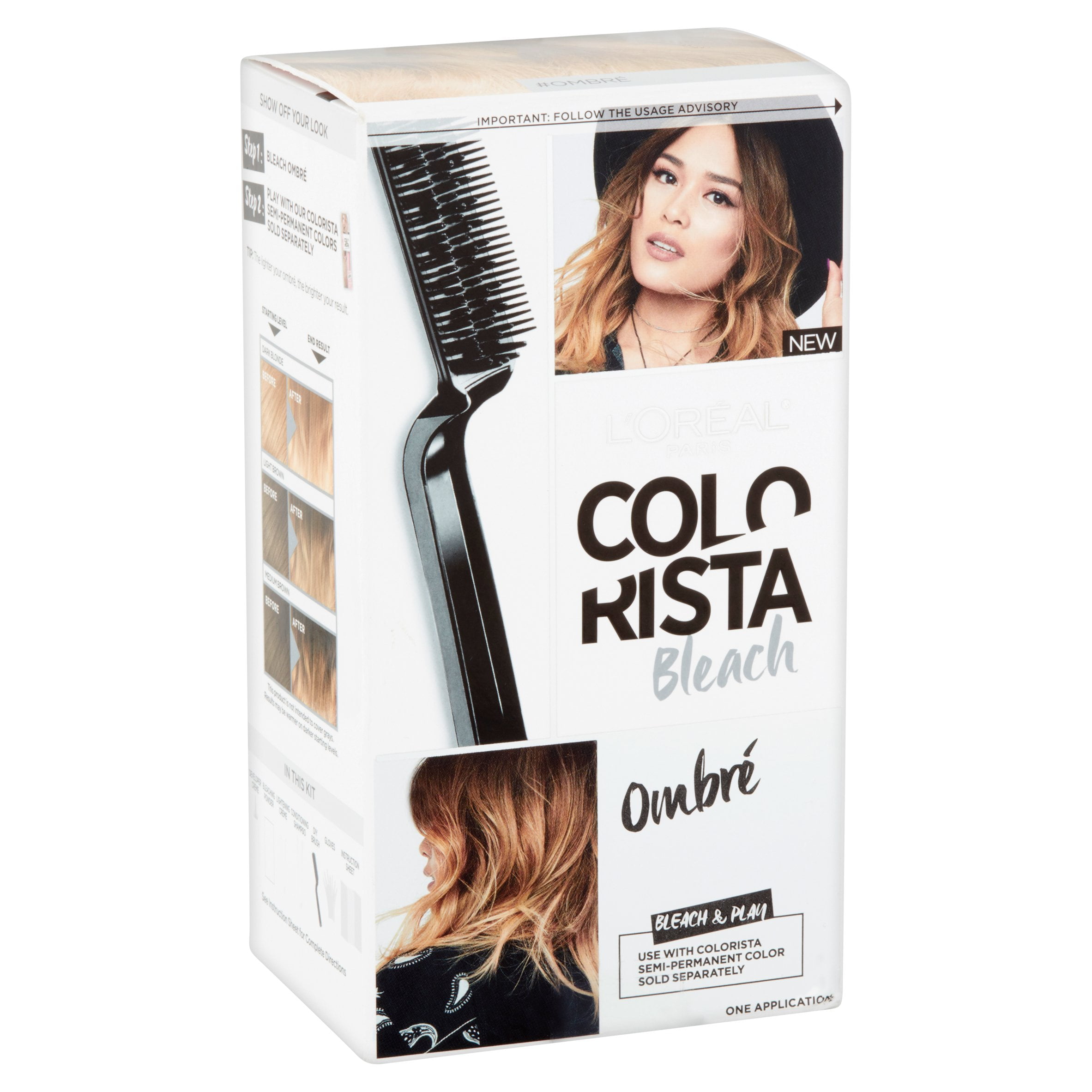 L Oreal Paris Colorista Hair Bleach Ombre 1 Kit Walmart Com