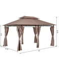 thumbnail image 2 of OnlineGymShop CB21101 10 x 13 ft. Outdoor with Removable Curtains, 2 of 5