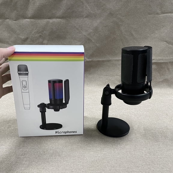 Gaming Microphone for PC: USB Mic for Podcasts Videos & Streaming