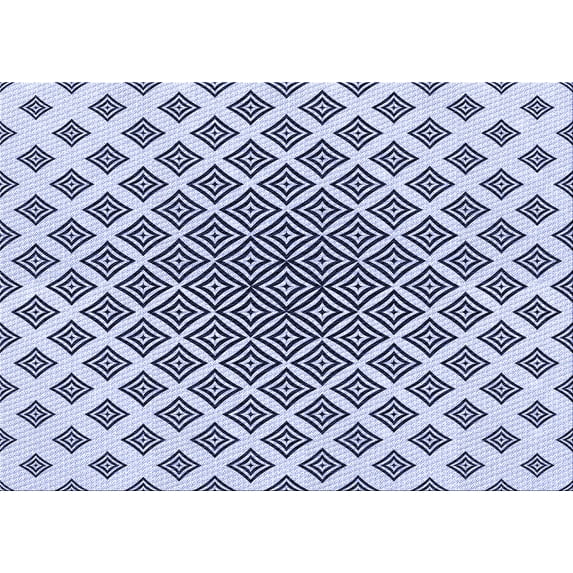 Ahgly Company Machine Washable Indoor Rectangle Transitional Lavender Blue Area Rugs, 7' x 9'