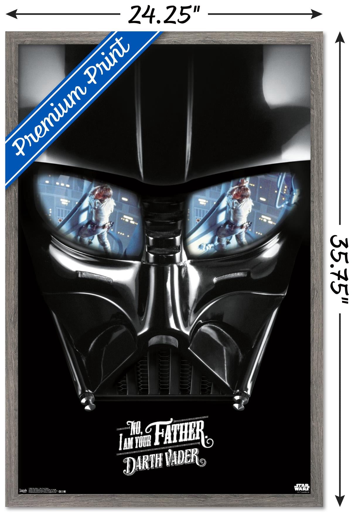 Star Wars: Saga - I Am Your Father Wall Poster, 22.375